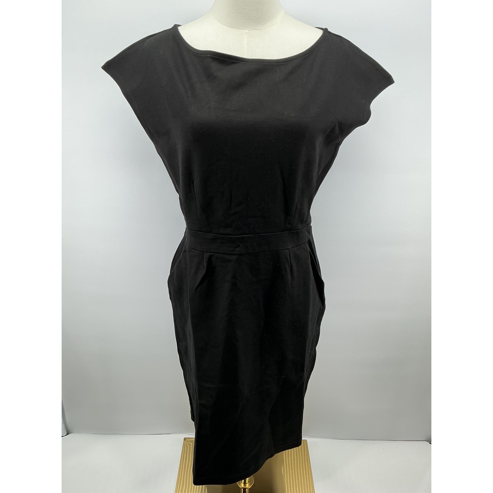 Ultra-Stretch Ponte Cap Sleeve Dress
